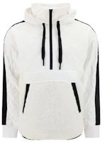 Moose Knuckles FW22 Colorblock Half-Zip Hoodie White Mens M32MS616-160 Moose Knuckles FW22 Colorblock Half-Zip Hoodie White Mens M32MS616-160