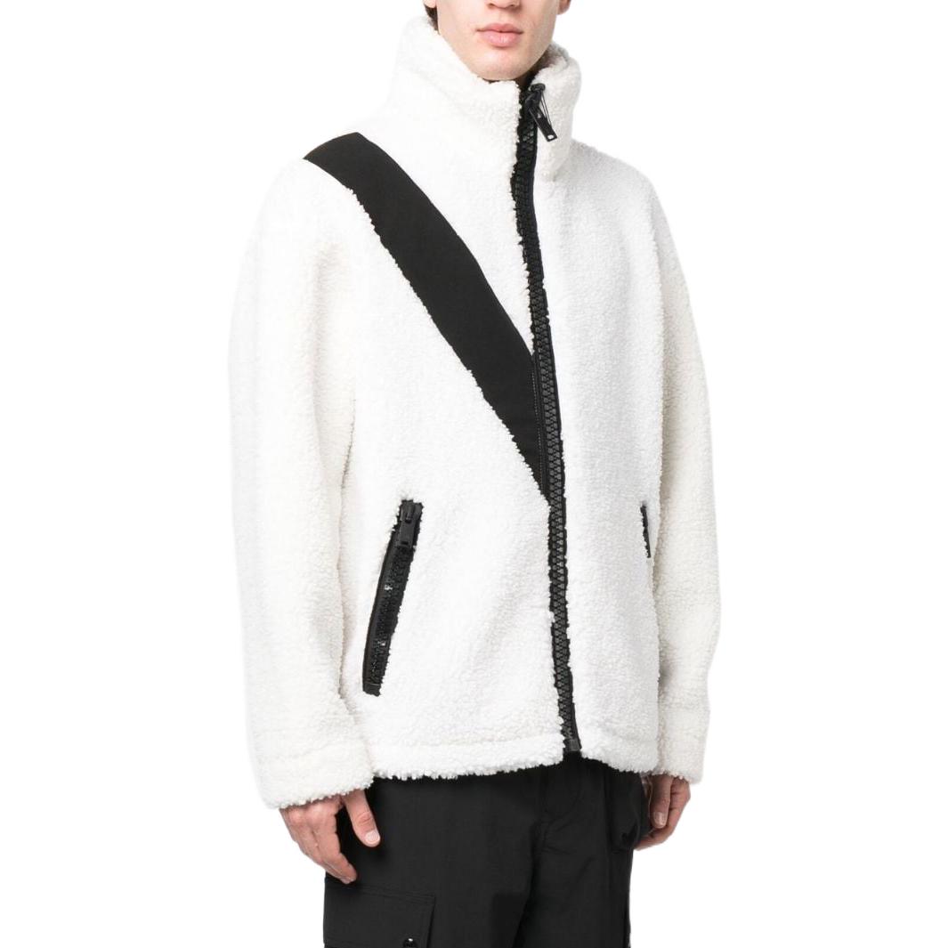 Purchase Moose Knuckles FW22 Jaket Unisex Stand Collar dengan Resleting Kontras. M32MS659-155