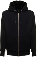 Moose Knuckles FW22 Full-Zip Solid Hoodie Unisex Black M32MS600G804BLKWBLKF Moose Knuckles FW22 Full-Zip Solid Hoodie Unisex Black M32MS600G804BLKWBLKF