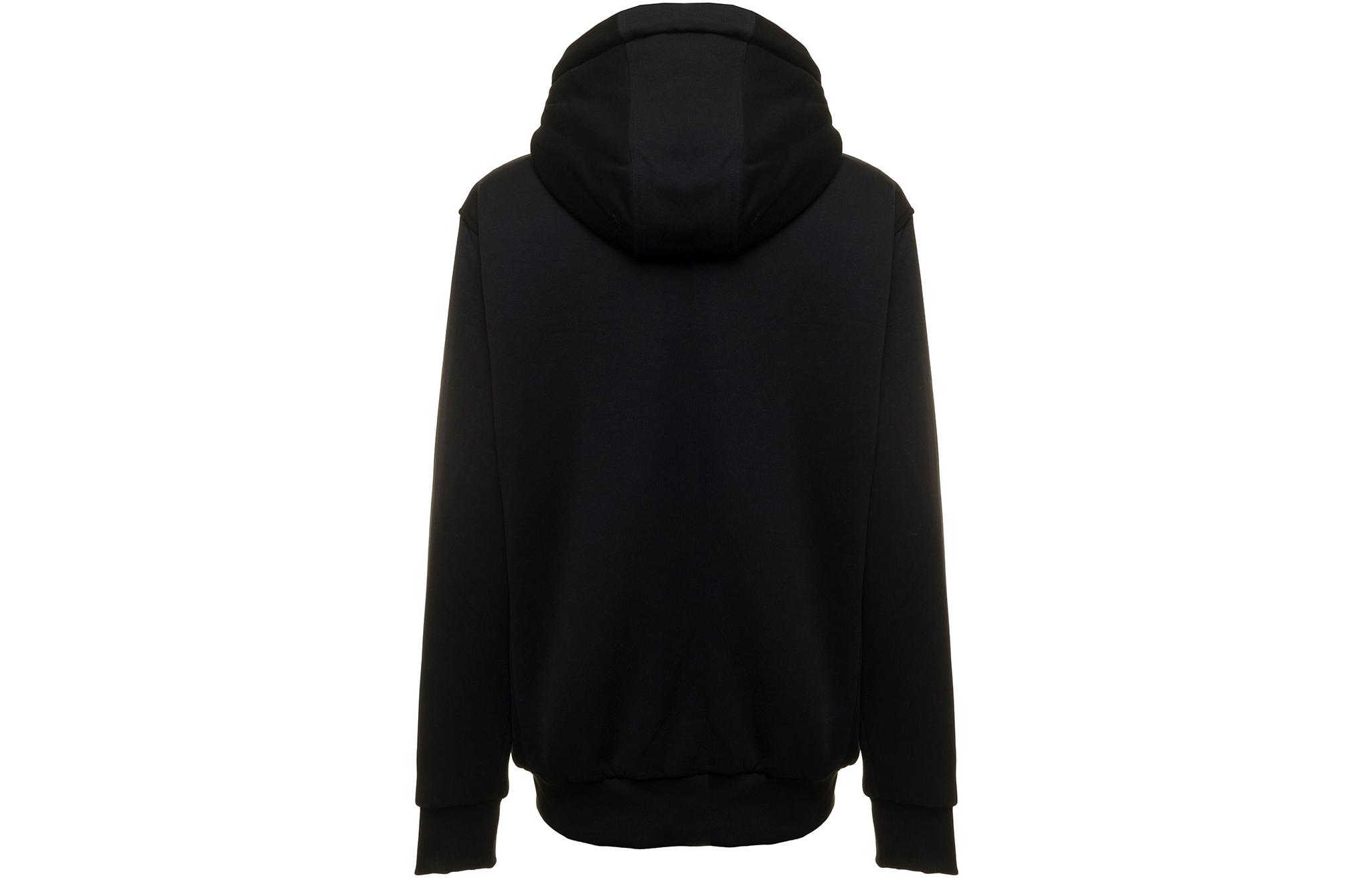 Lookbook Moose Knuckles FW22全拉链纯色连帽衫 男女款 黑色 M32MS600G804BLKWBLKF