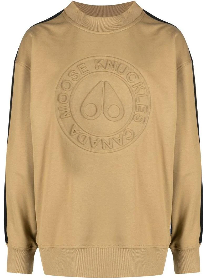 moose-knuckles-fw-22-logo-embossed-crewneck-sweatshirt-brown-m32-ms-623766