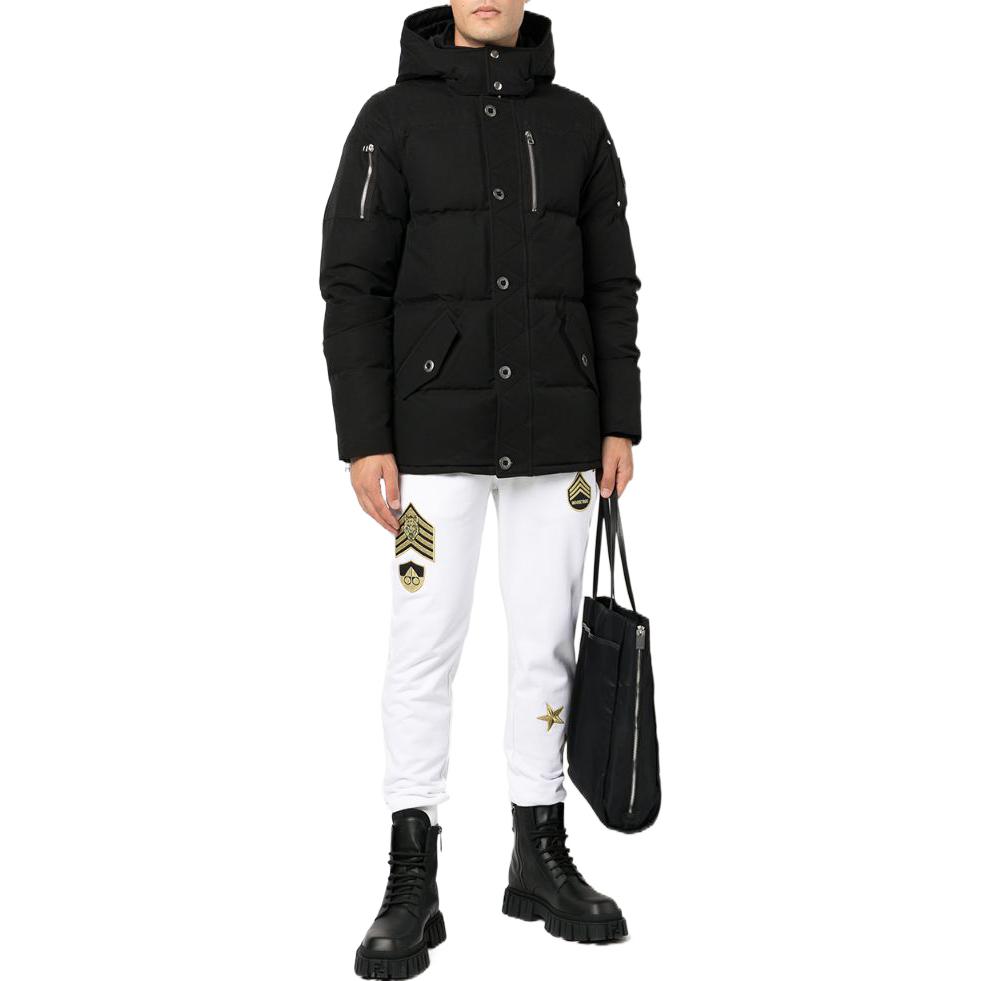 Lookbook Moose Knuckles FW22 标志连帽羽绒外套 男女同款 M32MJ128N-292