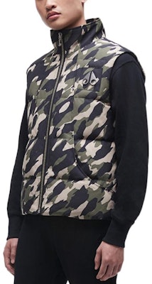 Moose Knuckles FW22 蒙特利尔军绿色迷彩羽绒背心. M32MV474H Purchase Moose Knuckles FW22 蒙特利尔军绿色迷彩羽绒背心. M32MV474H