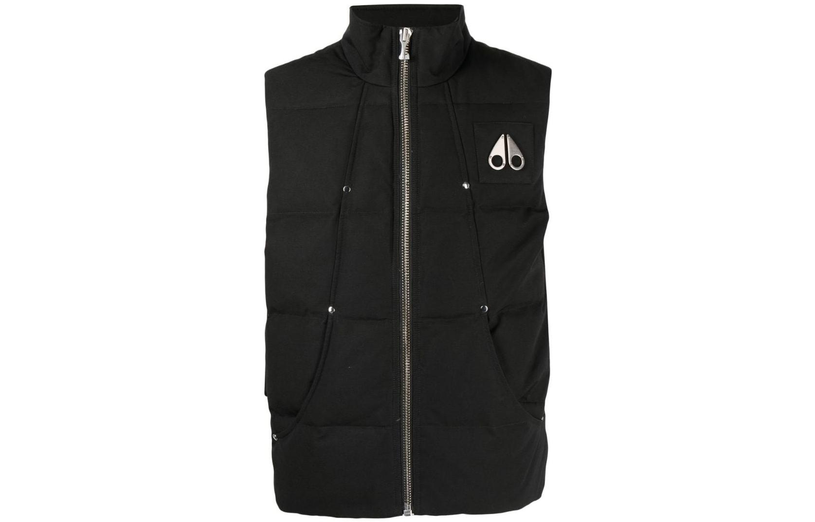 Moose Knuckles FW22 Montreal Unisex Black Down Vest - Lightweight & Warm. M32MV474292