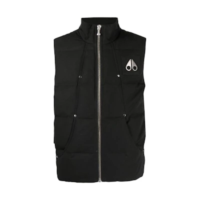 Moose Knuckles FW22 Montreal Unisex Black Down Vest - Lightweight & Warm. M32MV474292