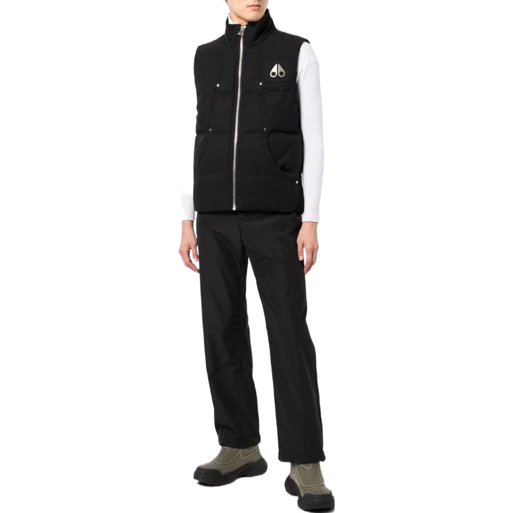 Lookbook Moose Knuckles 2022秋冬蒙特利尔男女同款黑色羽绒马甲 - 轻便保暖。 M32MV474292