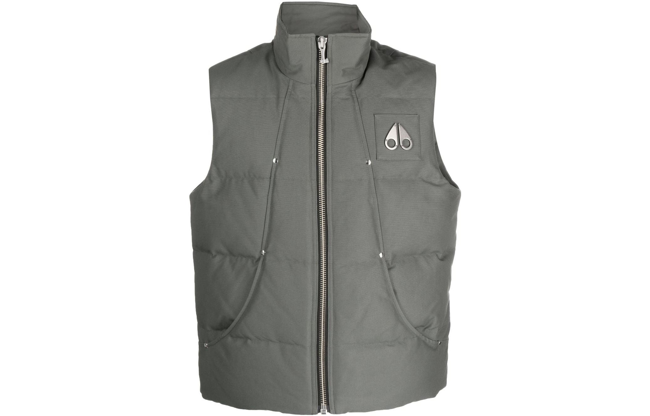 Order Moose Knuckles FW22 蒙特利尔男女同款羽绒马甲 深绿色 M32MV4741-185