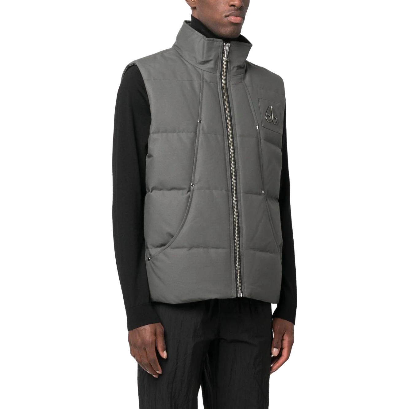 Purchase Moose Knuckles FW22 蒙特利尔男女同款羽绒马甲 深绿色 M32MV4741-185