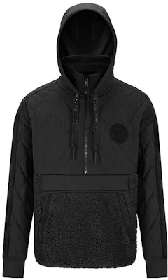 Moose Knuckles FW22 黑色立領半拉鍊拼接運動衫 (男款) M32MS616-B Buy Moose Knuckles FW22 黑色立領半拉鍊拼接運動衫 (男款) M32MS616-B