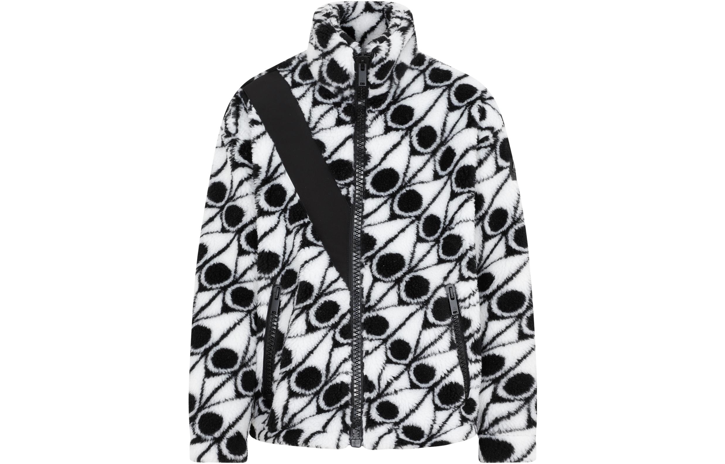 Moose Knuckles FW22 Scissor Print Full-Zip Jacket Black M32MS659H-1054