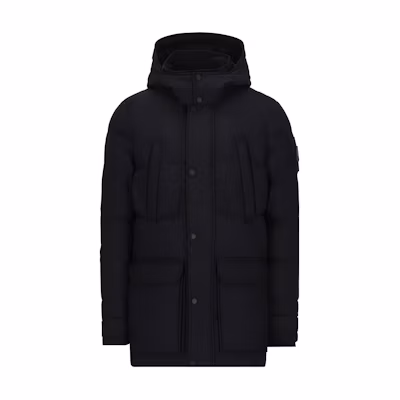 Moose Knuckles FW22 Solid Color Hooded Down Jacket Unisex M32MJ152-292