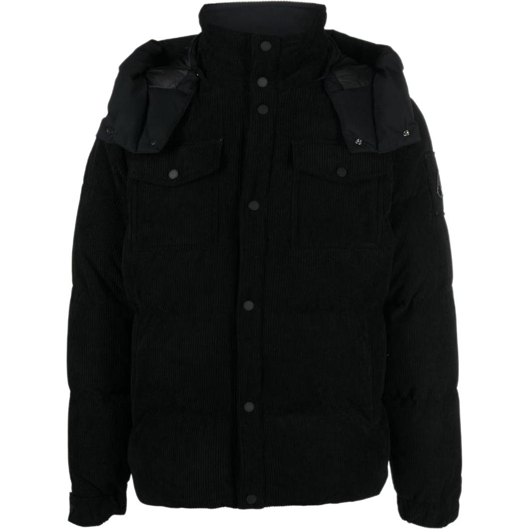 Moose Knuckles FW22 Souris Unisex Short Down Jacket Black M32MJ169-292