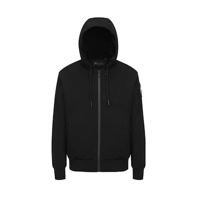 Moose Knuckles FW22 Tilden Bunny Solid Color Zip Hoodie Unisex Sportswear M32MS629-B