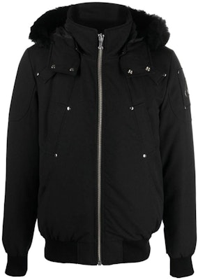 Moose Knuckles FW22男女同款黑色连帽羽绒服长袖纯色夹克 M32MB000S305 Order Moose Knuckles FW22男女同款黑色连帽羽绒服长袖纯色夹克 M32MB000S305