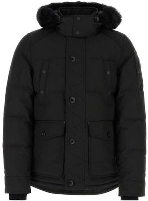 Moose Knuckles FW23 Jaket Hoodie Down Hitam Solid. M33MJ122S305 Buy Moose Knuckles FW23 Jaket Hoodie Down Hitam Solid. M33MJ122S305