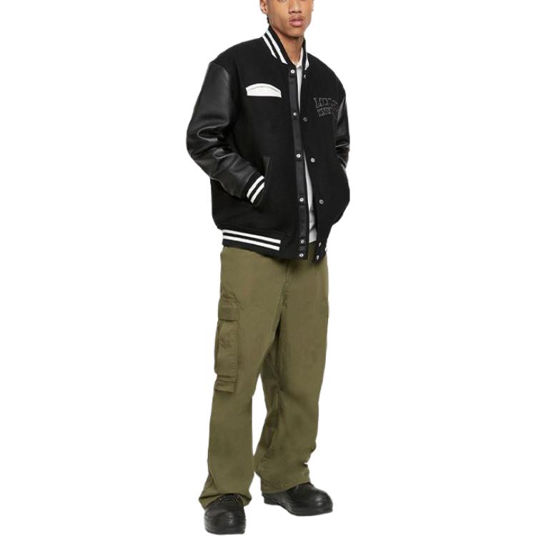 Lookbook Moose Knuckles FW23 宽松版型皮革棒球夹克 M33MB025-313