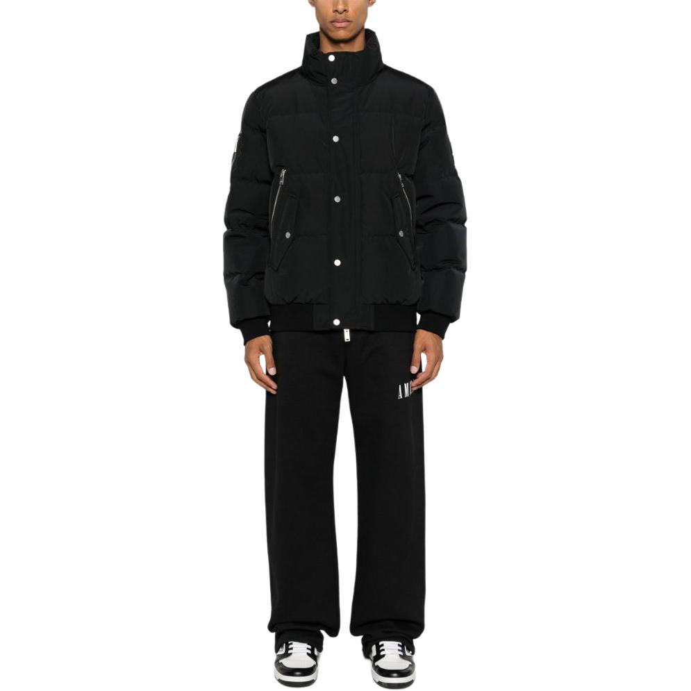 Purchase Moose Knuckles FW24 黑色簡約立領扣式夾克外套 M34MB012-292B