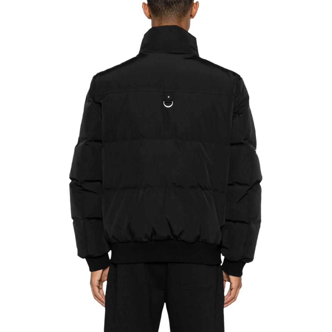 Details for Moose Knuckles FW24 黑色簡約立領扣式夾克外套 M34MB012-292B