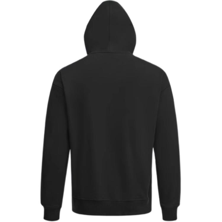 Lookbook Moose Knuckles FW24 SPORT 山峰印花連帽衣 男女通用 黑色 M34MS626