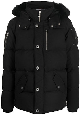 Moose Knuckles FW25 3Q黑色连帽羽绒服情侣冬季外套 M32MJ128S305 Order Moose Knuckles FW25 3Q黑色连帽羽绒服情侣冬季外套 M32MJ128S305