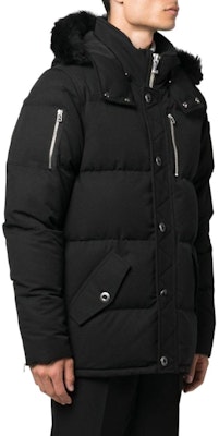 Moose Knuckles FW25 3Q黑色连帽羽绒服情侣冬季外套 M32MJ128S305 Purchase Moose Knuckles FW25 3Q黑色连帽羽绒服情侣冬季外套 M32MJ128S305