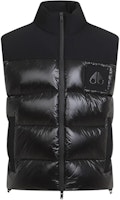 Moose Knuckles Glossy Goose Down Vest Unisex Black M34MV482-292 Moose Knuckles Glossy Goose Down Vest Unisex Black M34MV482-292