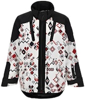 Moose Knuckles Graphic Print Zip Hoodie Jacket White M33MJ161H1365 Moose Knuckles Graphic Print Zip Hoodie Jacket White M33MJ161H1365