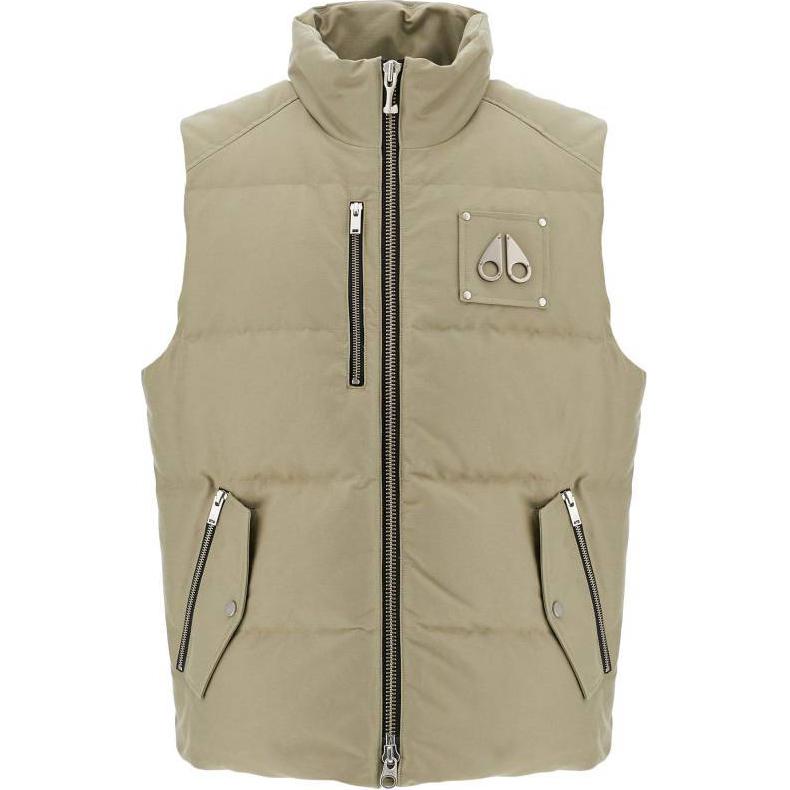 Moose Knuckles Green Sleeveless Vest with Zipper Pockets Unisex. M34MV4741376