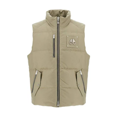 Moose Knuckles Green Sleeveless Vest with Zipper Pockets Unisex. M34MV4741376