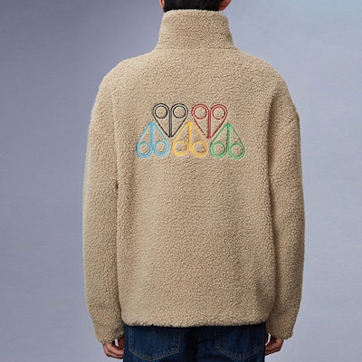 Sudadera Unisex Moose Knuckles Hockey Logo Raya Beige Gris Fleece. M31MS638BO Purchase Sudadera Unisex Moose Knuckles Hockey Logo Raya Beige Gris Fleece. M31MS638BO