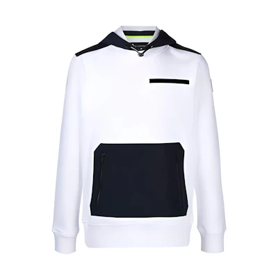 Moose Knuckles Little Scissors FW21 Two-Tone Hoodie White M31MS615-160