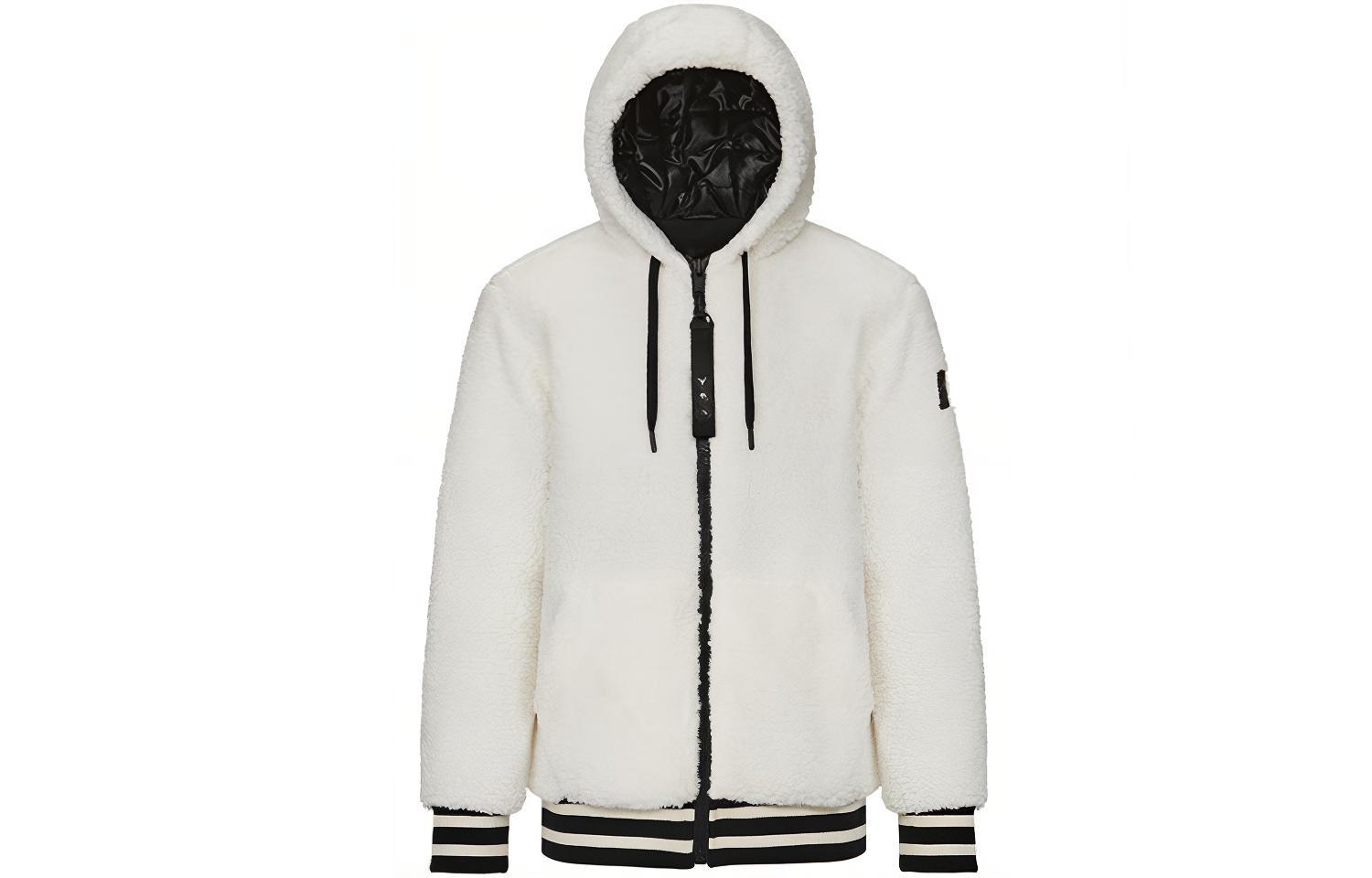 Moose Knuckles Little Scissors FW21 White Fleece Jacket Unisex Winter Edition M31MS667-155