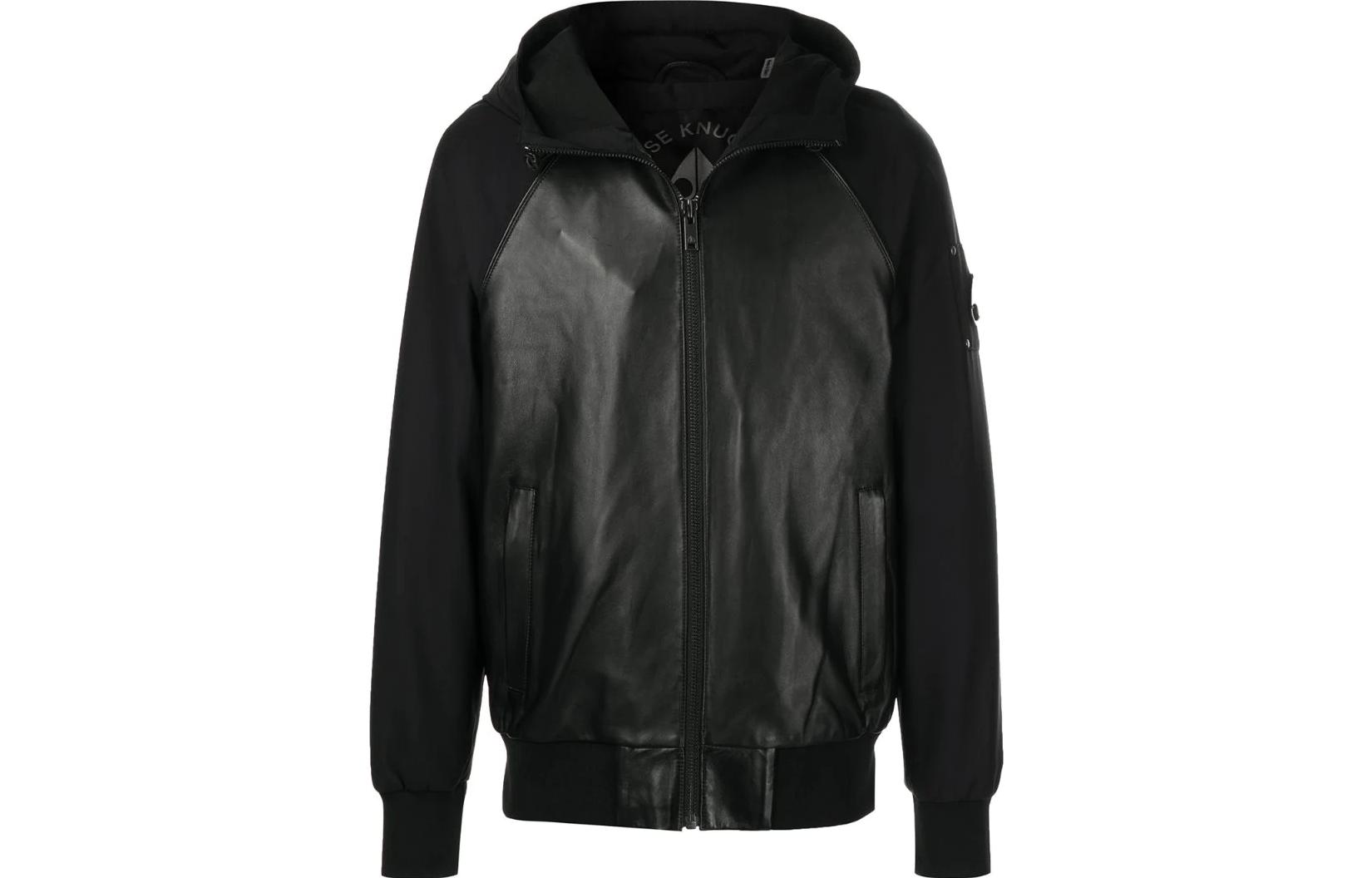 Moose Knuckles Little Scissors SS22 Black Bomber Jacket M12ML301292