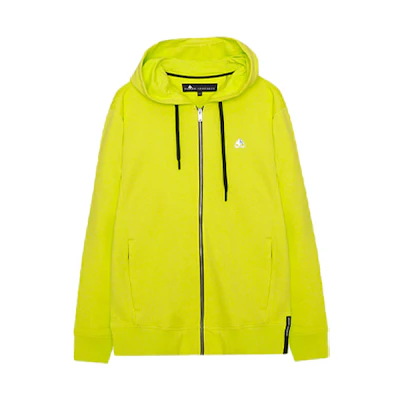 Moose Knuckles Logo Zip Hoodie Jacket Green () M31MS604-694
