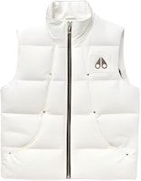 Moose Knuckles Logo Zip Sleeveless Down Jacket Unisex - Beige. M32MV474-891 Moose Knuckles Logo Zip Sleeveless Down Jacket Unisex - Beige. M32MV474-891