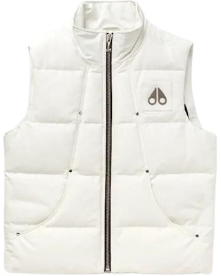 Moose Knuckles Logo无袖拉链羽绒马甲 男女同款 - 米色. M32MV474-891 Order Moose Knuckles Logo无袖拉链羽绒马甲 男女同款 - 米色. M32MV474-891
