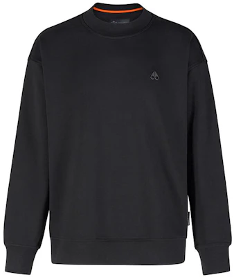 Moose Knuckles Marine Park Logo Crewneck Sweatshirt Hitam Lelaki FW22 M32MS650-B Buy Moose Knuckles Marine Park Logo Crewneck Sweatshirt Hitam Lelaki FW22 M32MS650-B