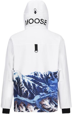 ムースナックルズ スポーツ FW24 ホワイト フード 多ポケット スキージャケット ユニセックス M34MJ184H Lookbook ムースナックルズ スポーツ FW24 ホワイト フード 多ポケット スキージャケット ユニセックス M34MJ184H