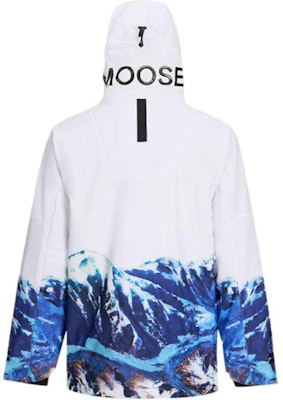 Moose Knuckles Moose SPORT FW24 白色雪山Logo连帽夹克男女款. M34MJ201H Lookbook Moose Knuckles Moose SPORT FW24 白色雪山Logo连帽夹克男女款. M34MJ201H
