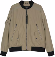 Moose Knuckles Olive Green Colorblock Zip-Up Bomber Jacket M14MB003-1376 Moose Knuckles Olive Green Colorblock Zip-Up Bomber Jacket M14MB003-1376
