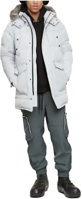 무스너클스 오닉스 빅 리지 파카 시어링 후드 재킷 남성용. M33MP210S-1181 Order 무스너클스 오닉스 빅 리지 파카 시어링 후드 재킷 남성용. M33MP210S-1181