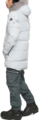 무스너클스 오닉스 빅 리지 파카 시어링 후드 재킷 남성용. M33MP210S-1181 Lookbook 무스너클스 오닉스 빅 리지 파카 시어링 후드 재킷 남성용. M33MP210S-1181