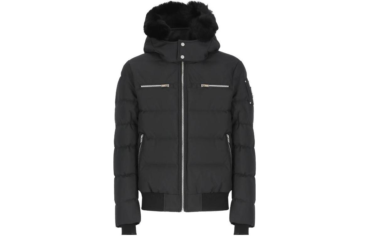 Moose Knuckles Oversized Solid Color Hooded Jacket M33MB005-305