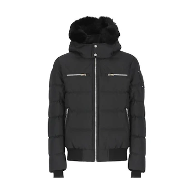 Moose Knuckles Oversized Solid Color Hooded Jacket M33MB005-305
