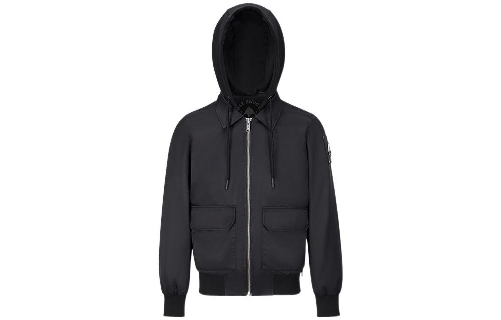 Moose Knuckles Oxley Bomber Jacket Detachable Hood Casual Flight Coat M13MB009