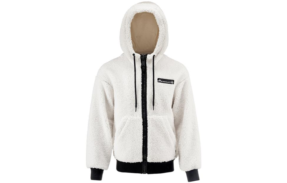 Moose Knuckles Printed Zip-Up Hoodie Jacket Unisex M32US690CN-WHITE