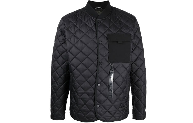 Moose Knuckles Quilted Scissor Pocket Jacket Black M11MJ112-292