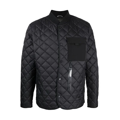 Moose Knuckles Quilted Scissor Pocket Jacket Black M11MJ112-292