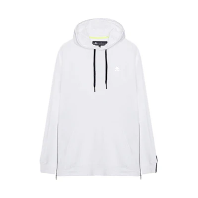 Moose Knuckles Scissor FW21 White Hoodie with Side Zipper for Men M31MS608-160