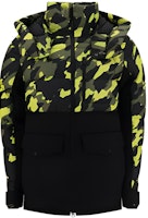 Moose Knuckles Scissor FW22 Camo Colorblock Hooded Jacket Black M32MJ139H1060 Moose Knuckles Scissor FW22 Camo Colorblock Hooded Jacket Black M32MJ139H1060